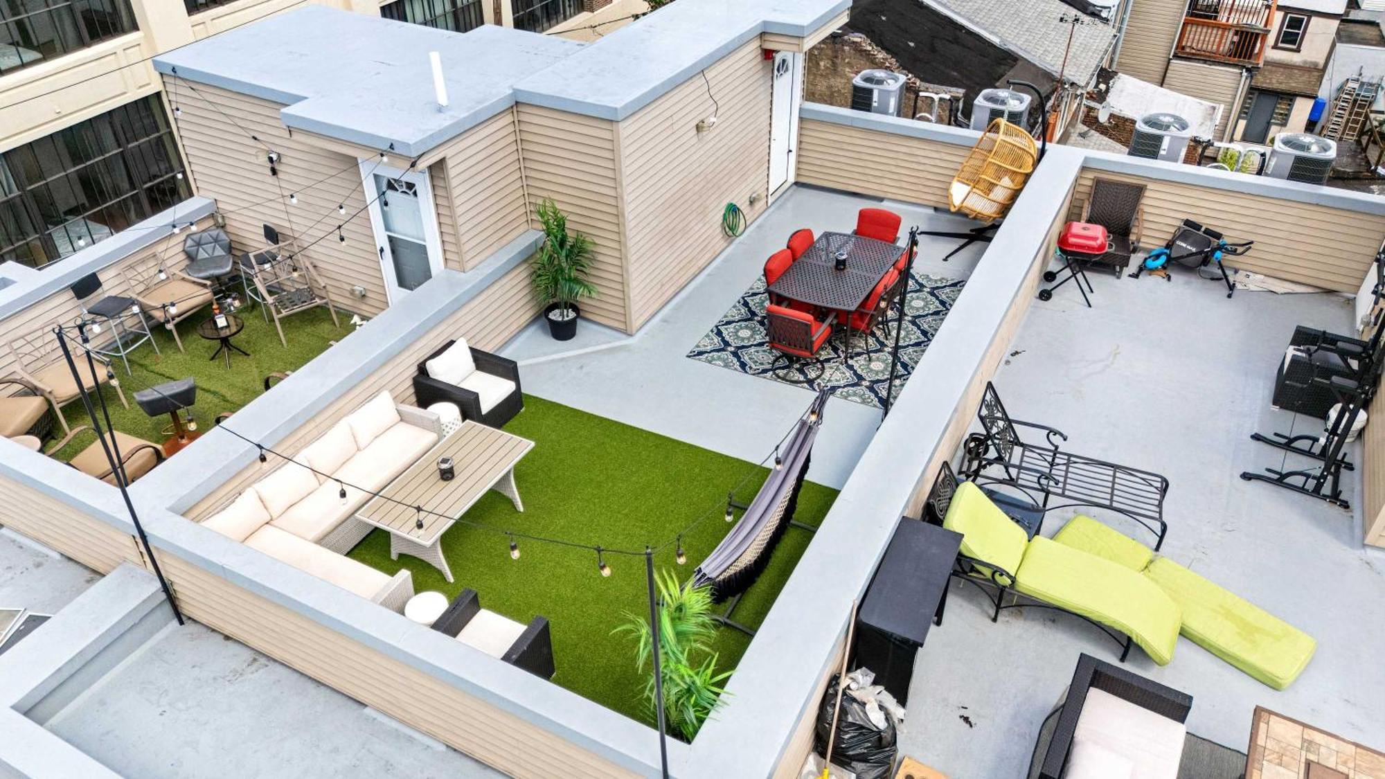 Brand New Dbl Unit Roofdeck Outdoor Patio Villa Philadelphia Exterior foto