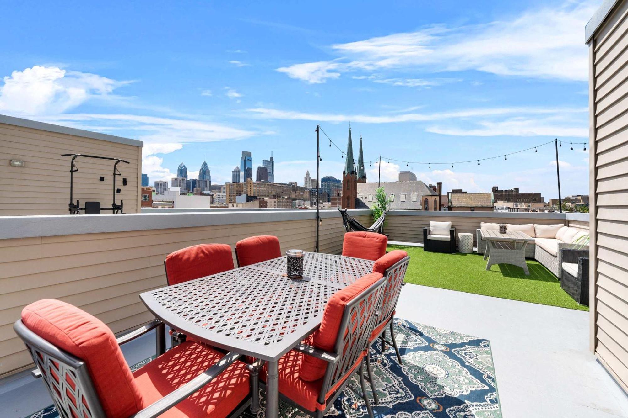 Brand New Dbl Unit Roofdeck Outdoor Patio Villa Philadelphia Exterior foto