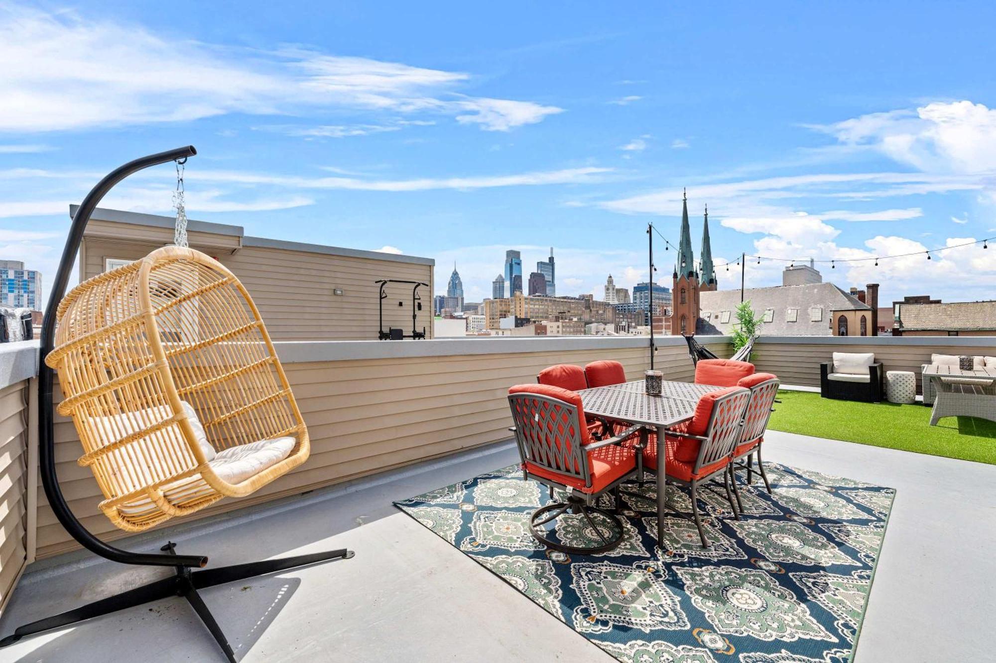 Brand New Dbl Unit Roofdeck Outdoor Patio Villa Philadelphia Exterior foto